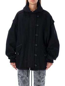 Isabel Marant | Isabel Marant Drawstring Buttoned Oversized Jacket商品图片,6.3折