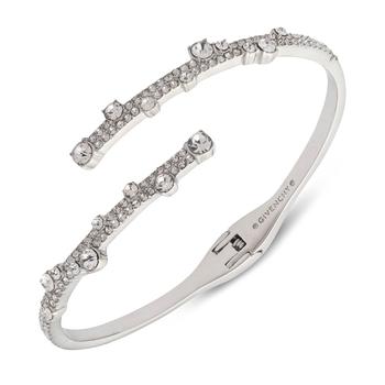 Givenchy | Silver-Tone Crystal Bypass Cuff Bracelet商品图片 5折