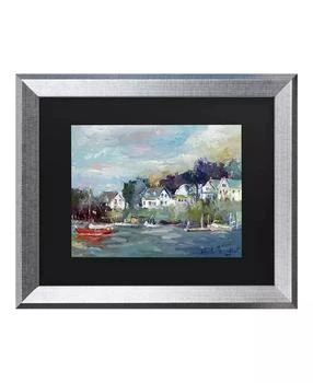 Trademark Global | Richard Wallich Dock Matted Framed Art - 20" x 25",商家Macy's,价格¥748