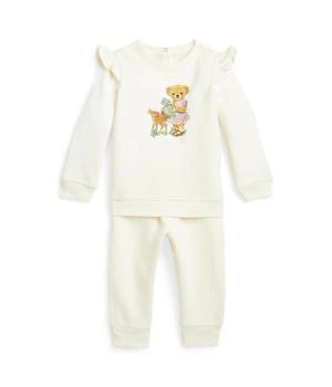 Ralph Lauren | Polo Bear Fleece Sweatshirt & Pants Set (Infant),商家Zappos,价格¥388
