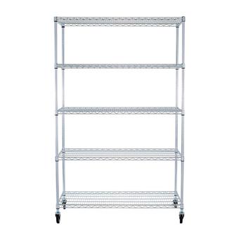 商品TRINITY | Ecostorage 5-Tier Wire Shelving Rack with NSF Includes Wheels,商家Macy's,价格¥1715图片