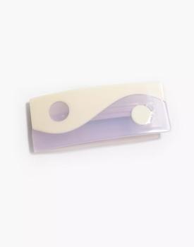Madewell | Winona Irene Yin-Yang French Barrette in Taro商品图片,