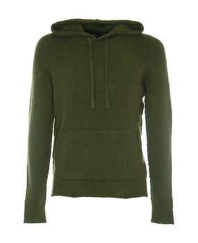 ROBERTO COLLINA, ROBERTO COLLINA | Rib Knit Woven Hoodie商品图片 8.2折