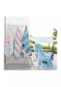 SCOUT | Sweetish Fish Cotton Terry Printed Beach Towel,商家Belk,价格¥263