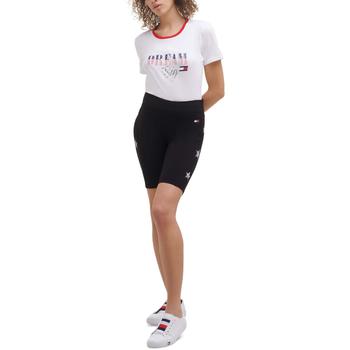 Tommy Hilfiger | Tommy Hilfiger Sport Womens Printed Fitness Bike Short商品图片,3.5折起