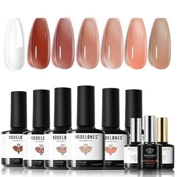 MODELONES | Jelly Sweetie - 6 Colors Gel Nail Polish Kit,商家MODELONES,价格¥81