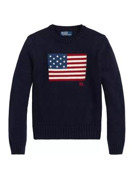 Flag Cotton Crewneck Sweater,价格$401