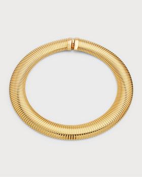 商品GAS Bijoux | Aida Flexible Choker in 24K Gold Plating,商家Neiman Marcus,价格¥2497图片