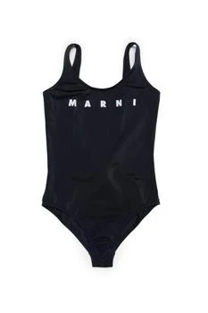 Marni | Mm9f Swimsuit  Black One-piece Swimming Costume In Lycra With Logo,商家Italist,价格¥804