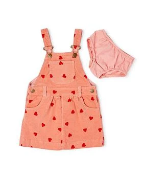 Dotty Dungarees | Girls' Heart Print Corduroy Overall Dress - Baby, Little Kid, Big Kid,商家Bloomingdale's,价格¥386