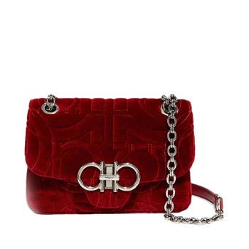 菲拉格慕包, Salvatore Ferragamo | Salvatore Ferragamo 菲拉格慕 女士红色单肩包斜挎包 21-H248-695982商品图片 满$100享9.5折, 满折