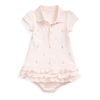 Ralph Lauren | Baby Girl's Ruffled Polo Dress & Bloomers Set (Infant),商家Zappos,价格¥374