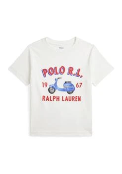 Ralph Lauren | Boys 2-7 Logo Cotton Jersey Graphic T-Shirt,商家Belk,价格¥146