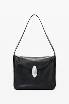 Alexander Wang | Dome Medium Hobo Bag In Crackle Patent Leather 额外9.5折, 额外九五折