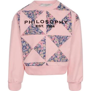 推荐Floral triangle sweatshirt in pink商品