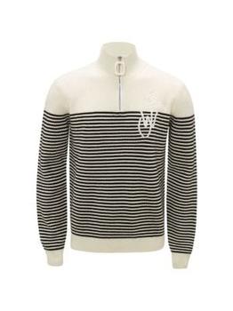 JW Anderson | JWA Quarter Zip Striped Sweater商品图片,3.9折