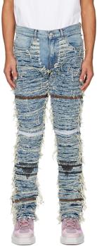 1017 ALYX 9SM | Blue Blackmeans Edition 6 Pocket Jeans商品图片,
