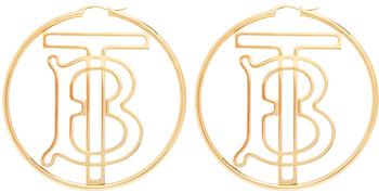 Burberry | 金色 Monogram Motif 耳环商品图片,