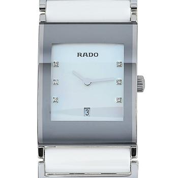 雷达女表, Rado | Integral Quartz Diamond Ladies Watch R20746901/01.160.0746.3.190商品图片 3.4折