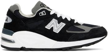 新百伦990v4, New Balance | Black Made in USA 990v3 Sneakers商品图片 额外8.5折, 额外八五折