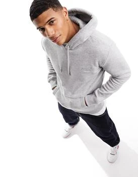 Superdry | Superdry essential logo hoodie in Athletic Grey Marl 