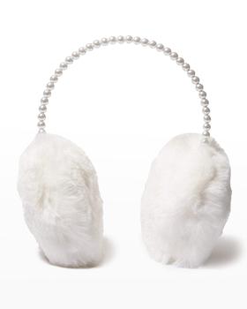 商品Oversize Pearly Faux Fur Earmuffs,商家Neiman Marcus,价格¥913图片