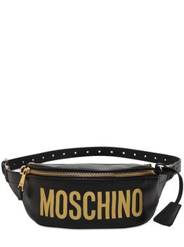 推荐Macro Logo Leather Belt Bag商品