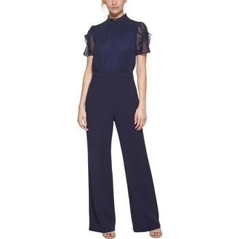 推荐Vince Camuto Womens Petites Chiffon Crepe Jumpsuit商品