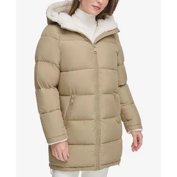 Calvin Klein | Women's Faux-Fur-Lined Hooded Puffer Coat 3.5折