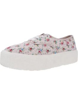 Steve Madden | Stream Womens Recycled Fabric Floral  Print Fashion Sneakers 4.3折