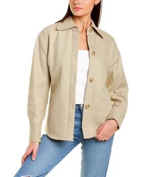 vince西装好不好, Vince | Vince Tie Back Linen-Blend Jacket商品图片 4.5折