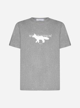 推荐Profile Fox Stamp cotton t-shirt商品