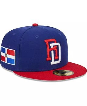 New Era | Men's Blue Dominican Republic Baseball 2023 World Baseball Classic 59FIFTY Fitted Hat,商家Macy's,价格¥214