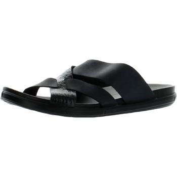ECCO | ECCO Womens Leather Slip On Slide Sandals商品图片,