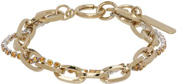 商品Justine Clenquet | SSENSE Exclusive Gold Kristen Bracelet,商家SSENSE,价格¥244图片