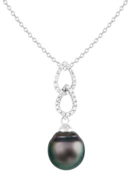 商品Splendid Pearls | 9-10mm Tahitian Pearl Pendant Necklace,商家Lord & Taylor,价格¥1086图片