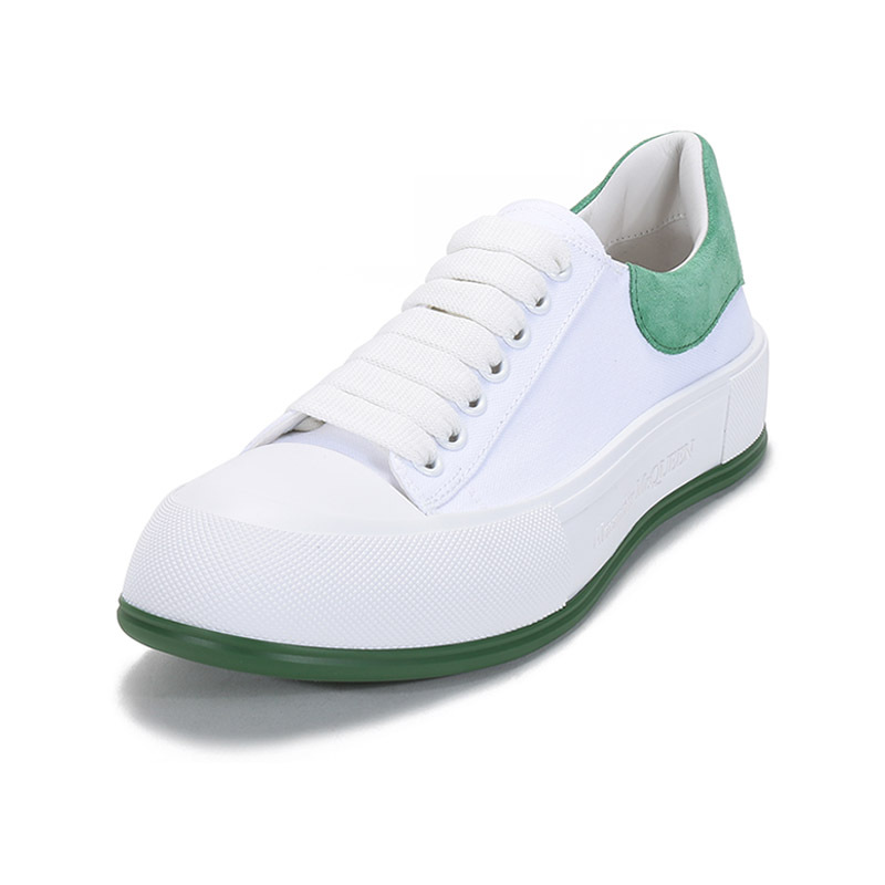 商品ALEXANDER MCQUEEN 白色 男士帆布鞋 654594-W4MV7-9354图片