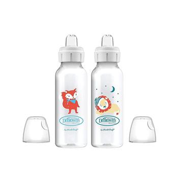 商品Dr. Browns | Narrow Sippy Bottle with Silicone Soft Sippy Spout, 8oz, 2 Pack,商家Macy's,价格¥144图片