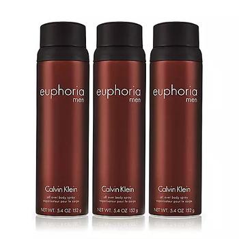 推荐Euphoria for Men 3 Pack Body Spray (5.4 oz., 3 pk.)商品