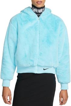 essentials夹克, NIKE | Nike Women's Sportswear Essentials Faux Fur Full-Zip Jacket商品图片 5折起