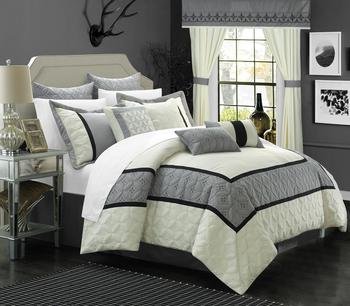 商品Chic Home Design | Aida 24 Piece Comforter Set,商家Lord & Taylor,价格¥1217图片