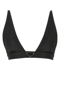 美国prada帽子, Prada | Black Re-nylon top  Nd Prada Donna商品图片 