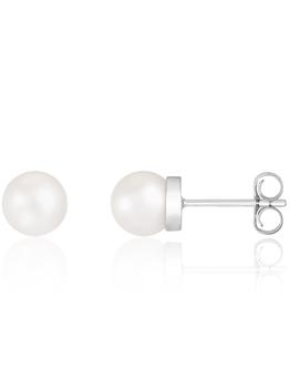 Splendid Pearls | Sterling Silver Akoya Pearl Earrings商品图片,6.8折