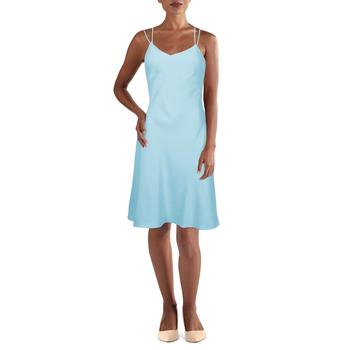 拉夫劳伦连衣裙是什么牌子, Ralph Lauren | Lauren Ralph Lauren Womens V-neck Knee Slip Dress商品图片 2.5折