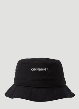 推荐Script Bucket Hat in Black商品