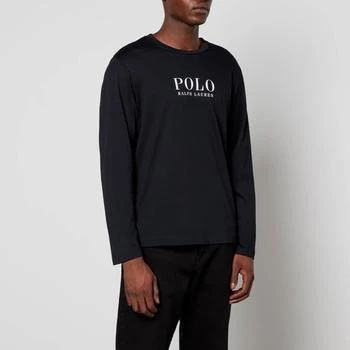 推荐Polo Ralph Lauren Men's Boxed Logo Long Sleeve Top - Polo Black商品