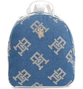推荐Mini Darcy Embroidered Denim Backpack商品