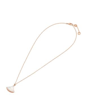 bvlgari项链, BVLGARI | Rose Gold, Diamond and Mother-Of-Pearl Divas' Dream Necklace商品图片 