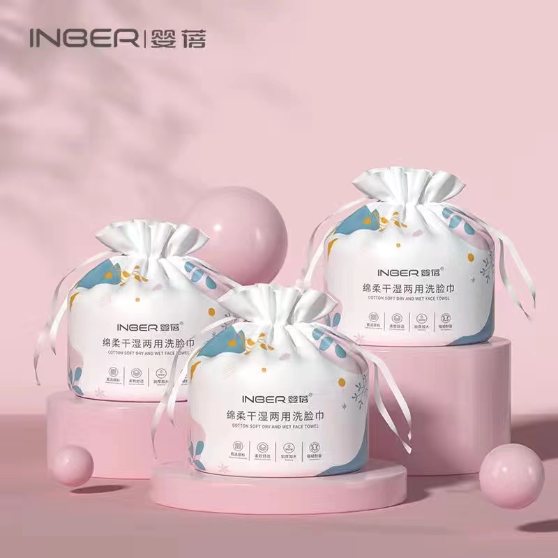 商品INBER | 婴蓓珍珠纹加厚洗脸巾一次性抽取女美容大卷护肤洁面毛巾棉柔洁净,商家INFREQUENT,价格¥23图片