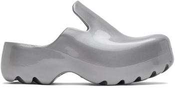 Bottega Veneta | Silver Rubber Flash Loafers商品图片,